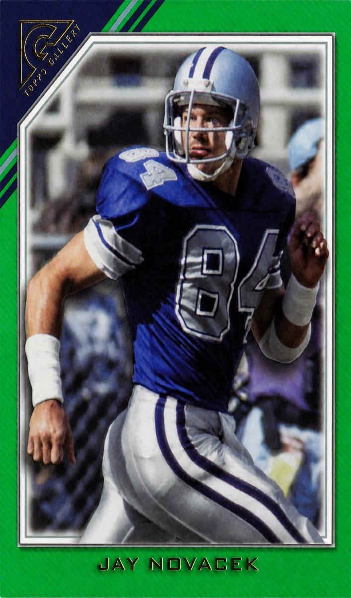 2023 Topps Composite Football Green Rainbow Foilboard Jay Novacek #385