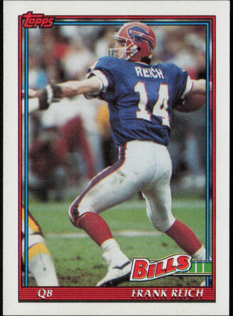1991 Topps Football Frank Reich #49