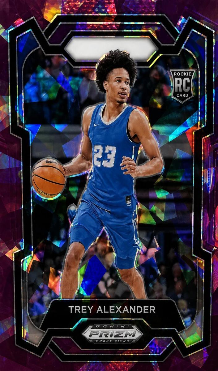 2024 Panini Prizm Draft Picks Basketball Purple Ice Trey Alexander #85