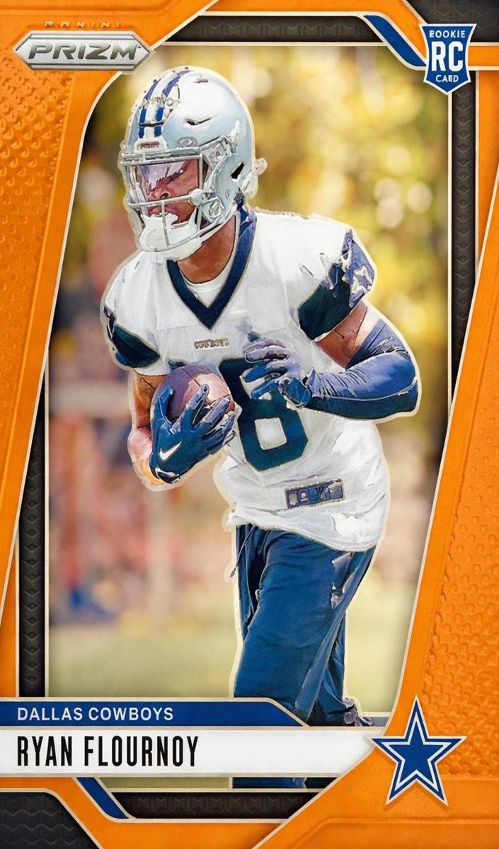 2024 Panini Prizm Football Orange Ryan Flournoy #387