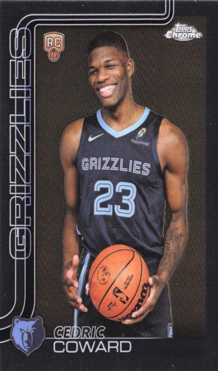 2025 Topps Chrome Basketball Cedric Coward #261 PSA 9