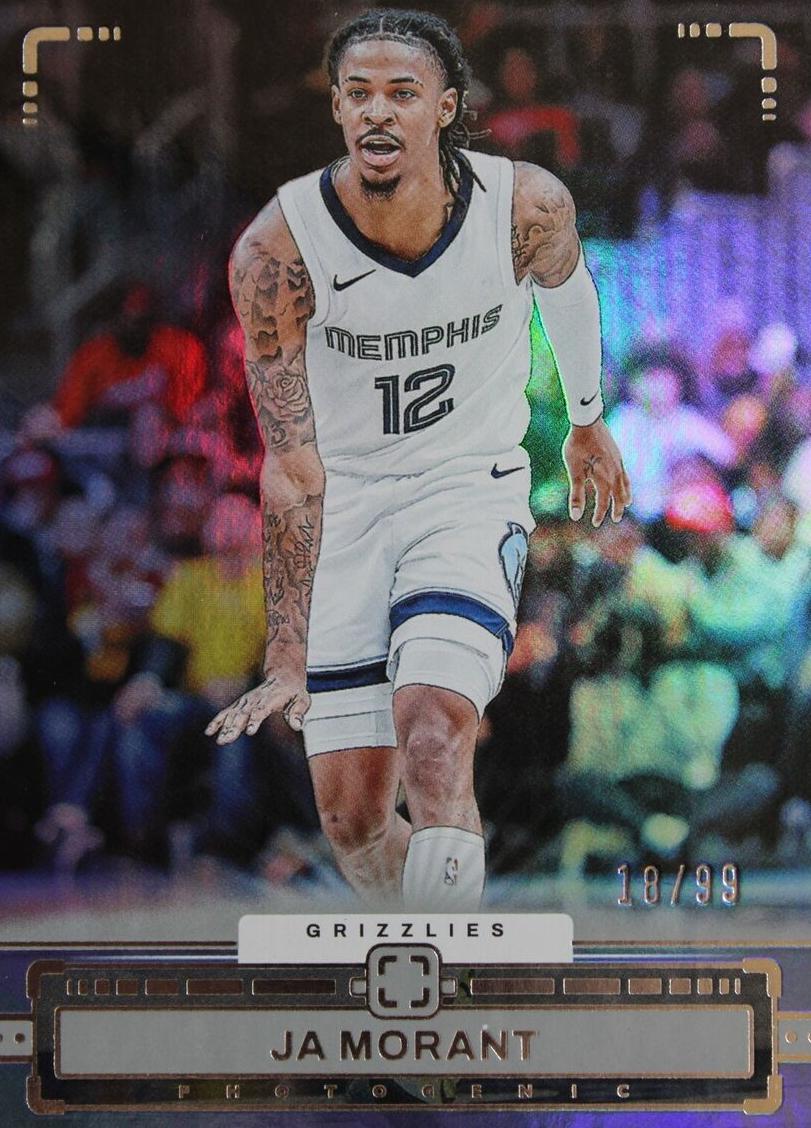 2023 Panini PhotoGenic Basketball Silver Ja Morant #71