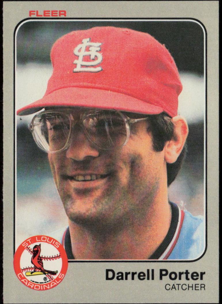 1983 Fleer Baseball Darrell Porter #18