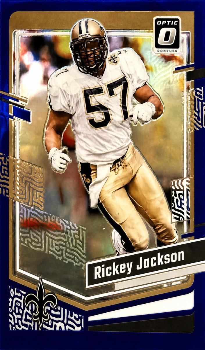 2023 Donruss Optic Football Blue Rickey Jackson #138