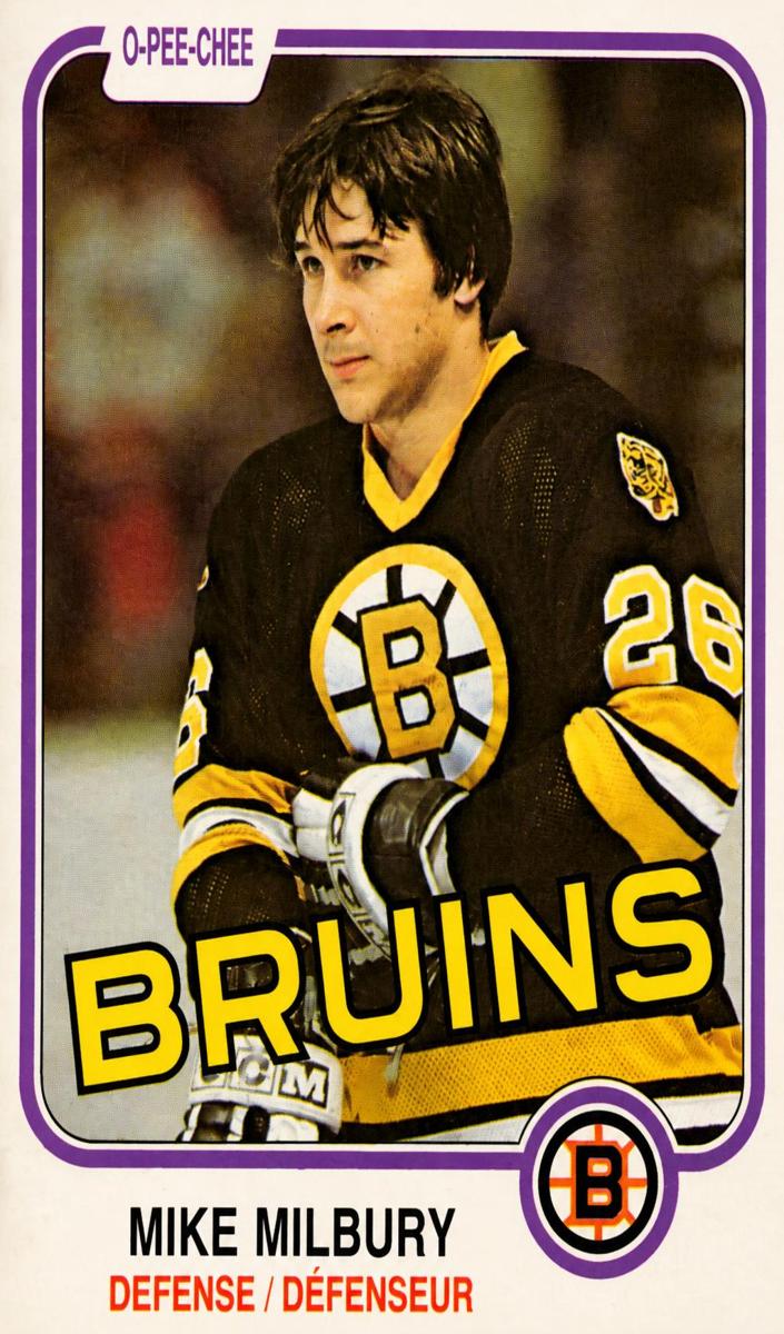 1981 O-Pee-Chee Hockey Mike Milbury #16