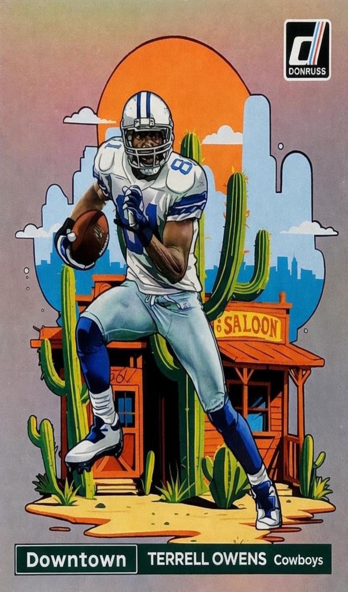 2024 Panini Donruss Football Terrell Owens #8 RAW Ungraded
