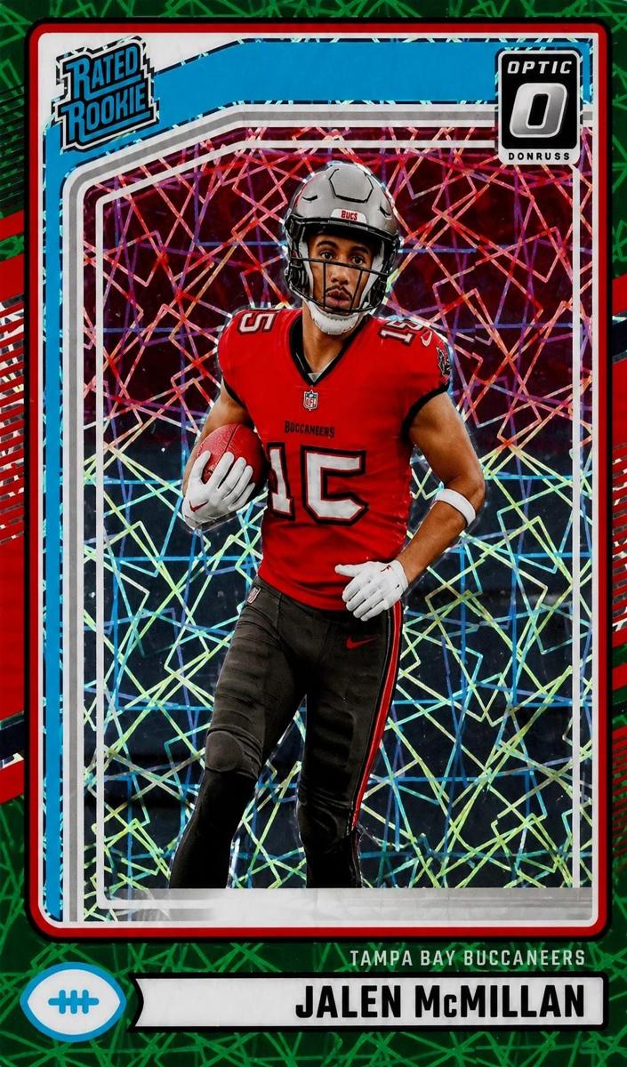 2024 Panini Donruss Football Green Velocity Jalen McMillan #388 PSA 10