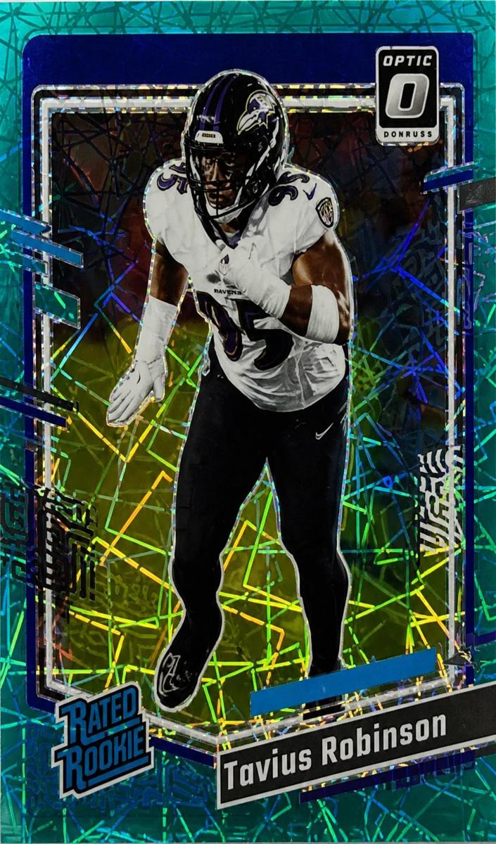 2023 Donruss Optic Football Teal Velocity Tavius Robinson #208