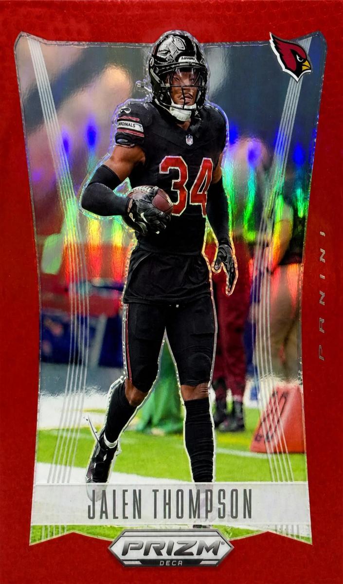 2024 Panini Prizm Deca Football Red Jalen Thompson #5