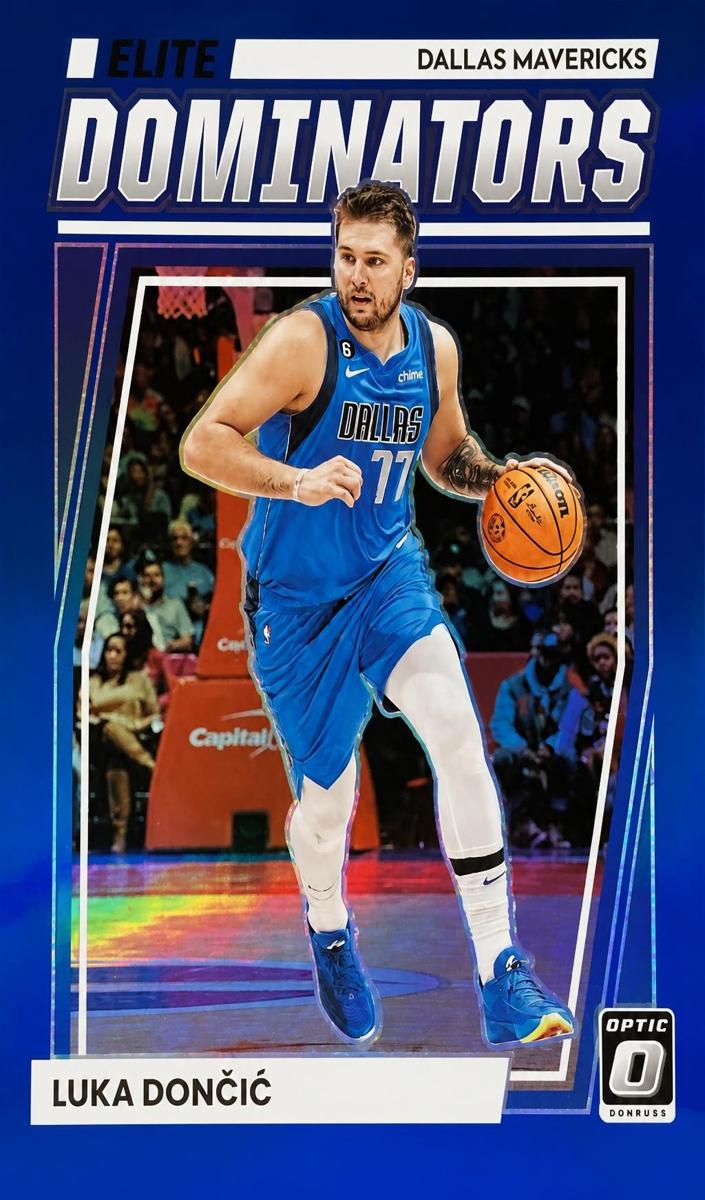 2022 Donruss Optic Basketball Blue Luka Doncic #4