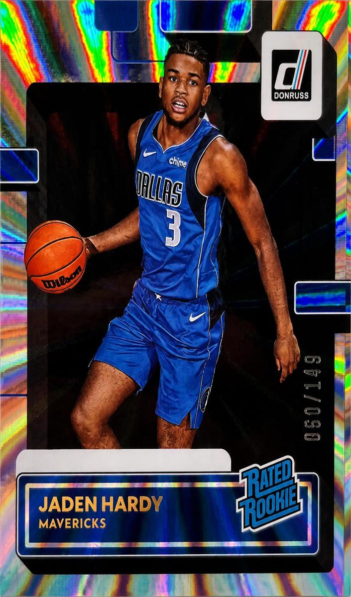 2022 Panini Donruss Basketball Holo Laser Jaden Hardy #235 PSA 10