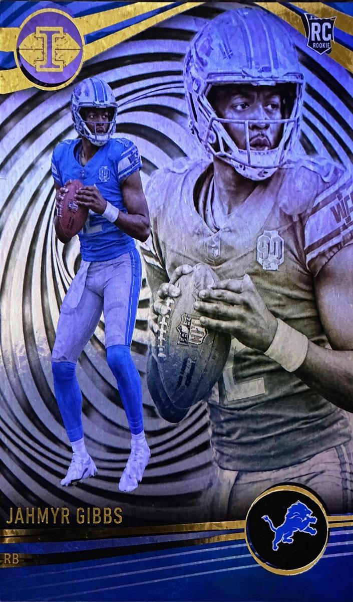 2023 Panini Illusions Football Trophy Collection Blue Hendon Hooker #37