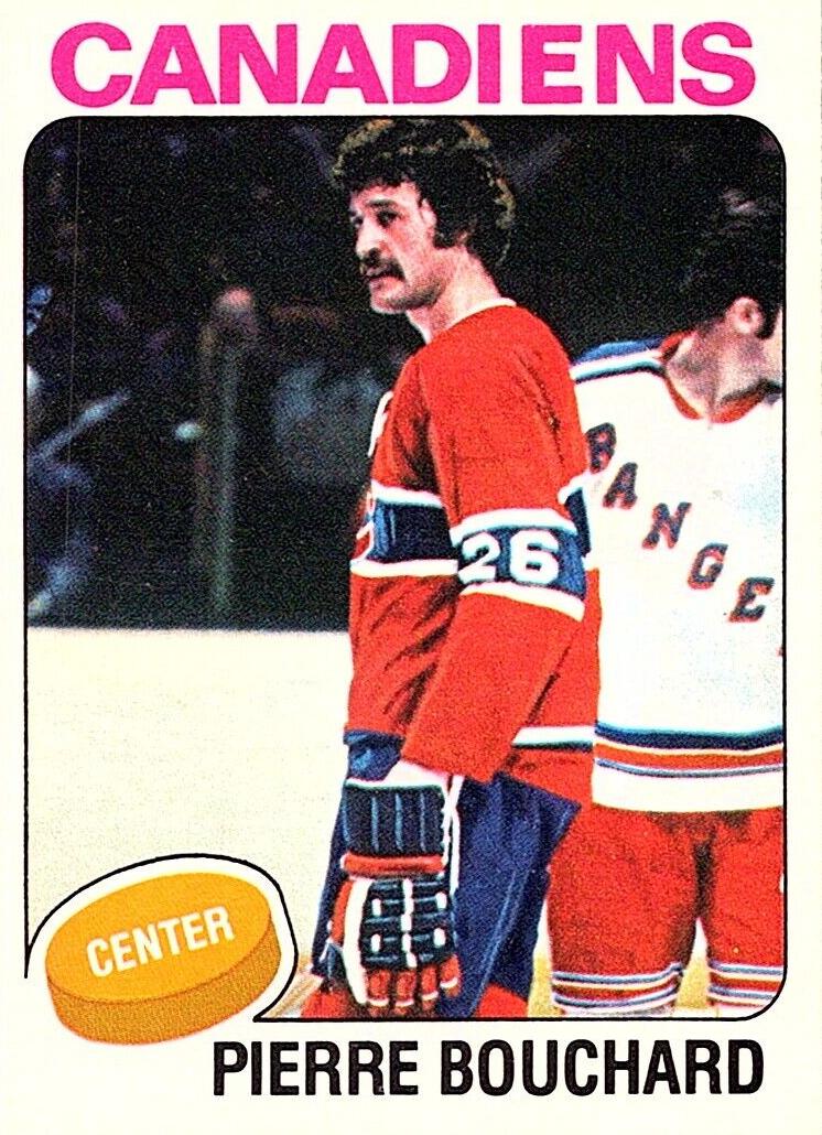 1975 O-Pee-Chee Hockey Pierre Bouchard #304 PSA 9