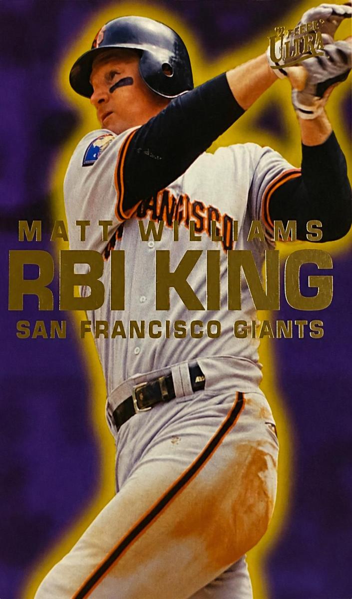 1995 Fleer Ultra Baseball Matt Williams #7