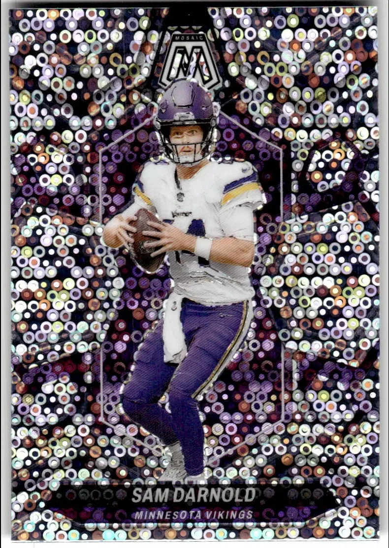 2024 Panini Mosaic Football No Huddle Silver Sam Darnold #141