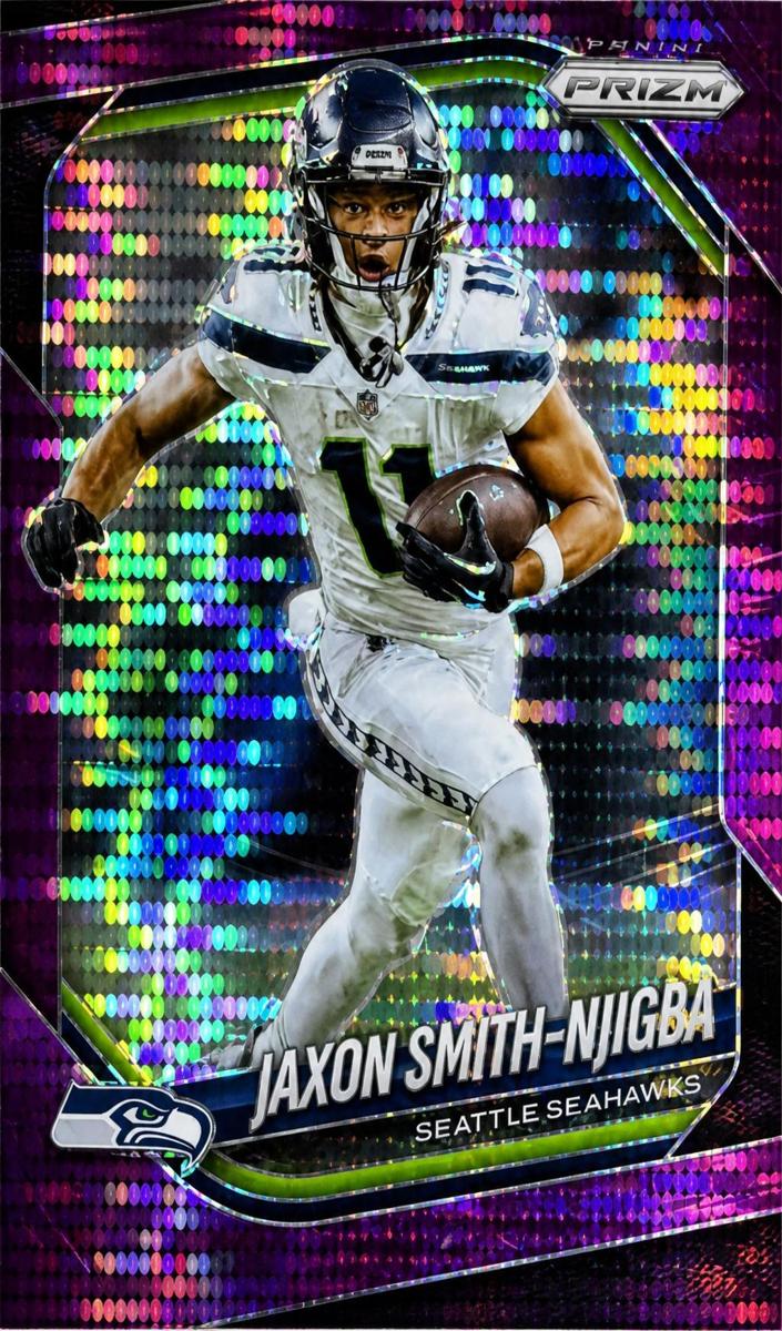 2025 Panini Prizm Football Purple Pulsar Jaxon Smith-Njigba #254