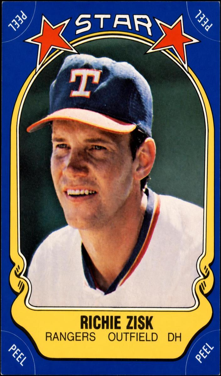 1981 Fleer Star Stickers Baseball Richie Zisk #105