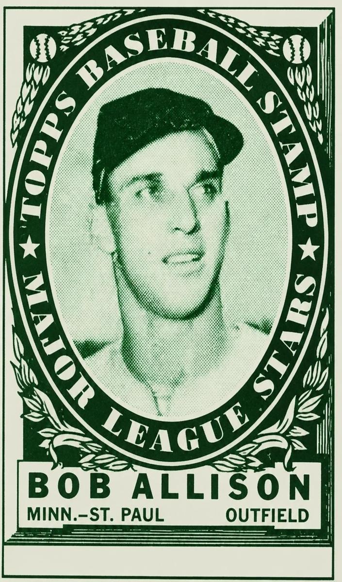 1961 Topps Baseball Bob Allison #NNO