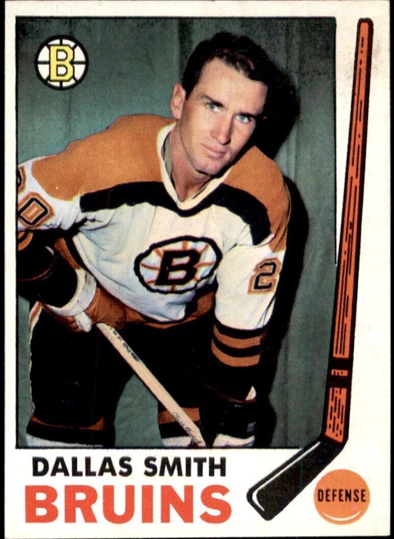 1969 Topps Hockey Dallas Smith #25