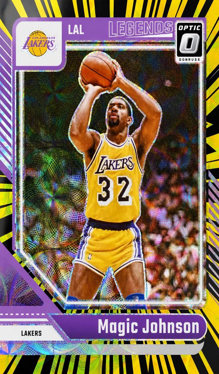 2024 Donruss Optic Basketball Electricity International Magic Johnson #239