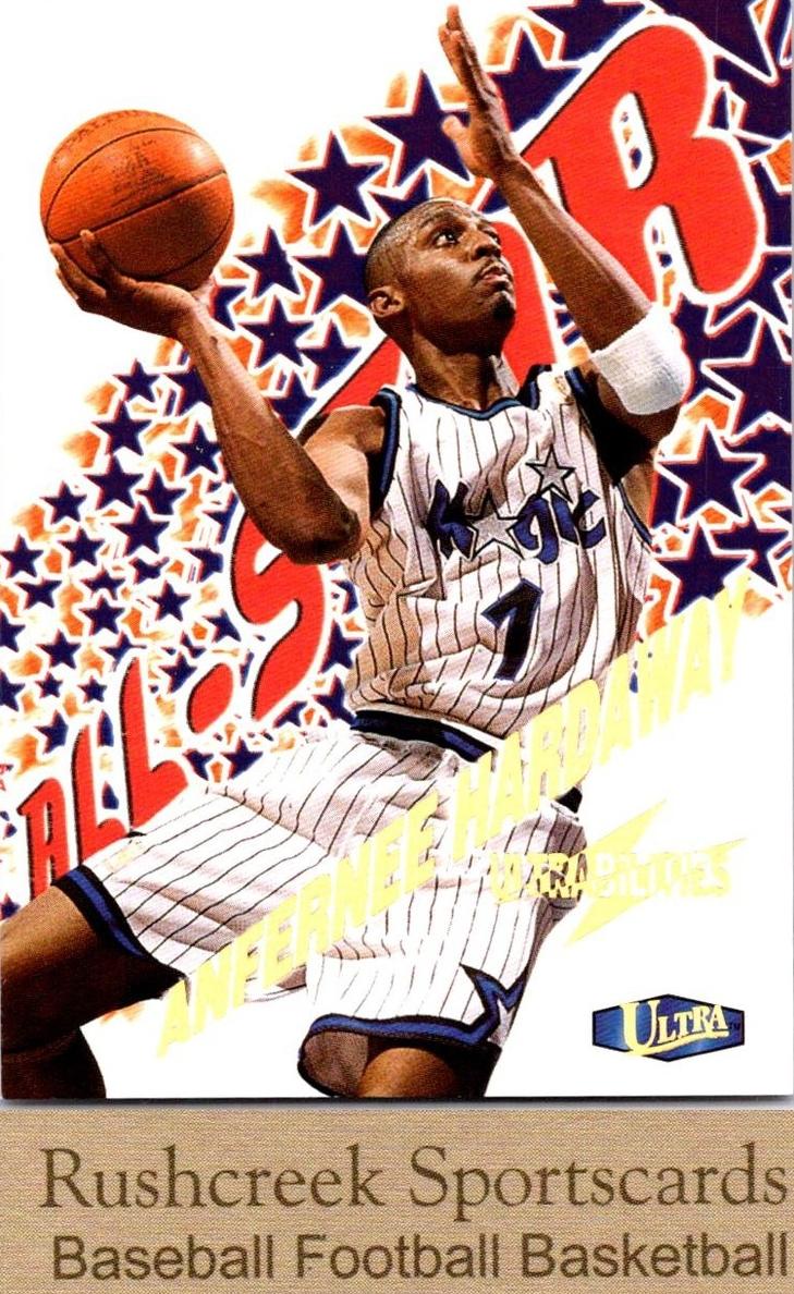 1997 Fleer Ultra Basketball All-Star Anfernee Hardaway #7AS