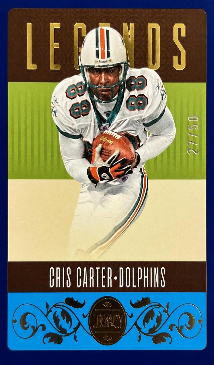 2023 Panini Legacy Football Blue Cris Carter #108