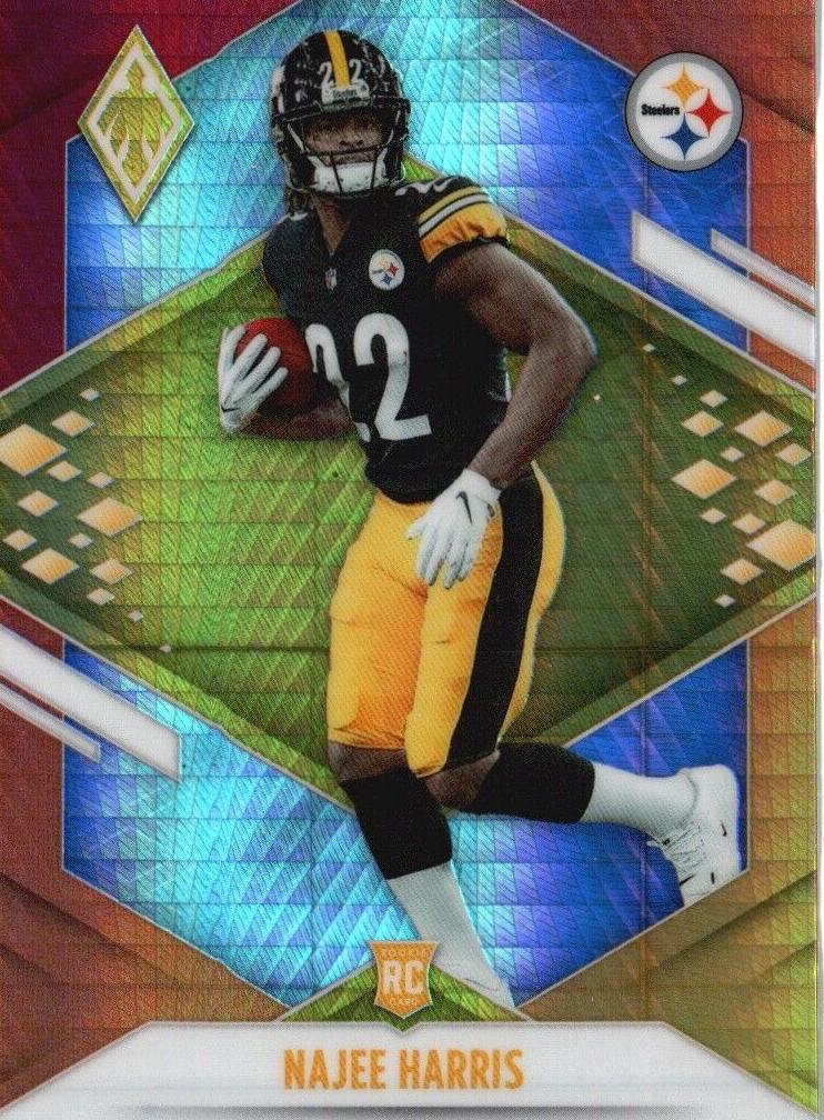 2021 Panini Phoenix Football Fire Burst Najee Harris #111 PSA 10