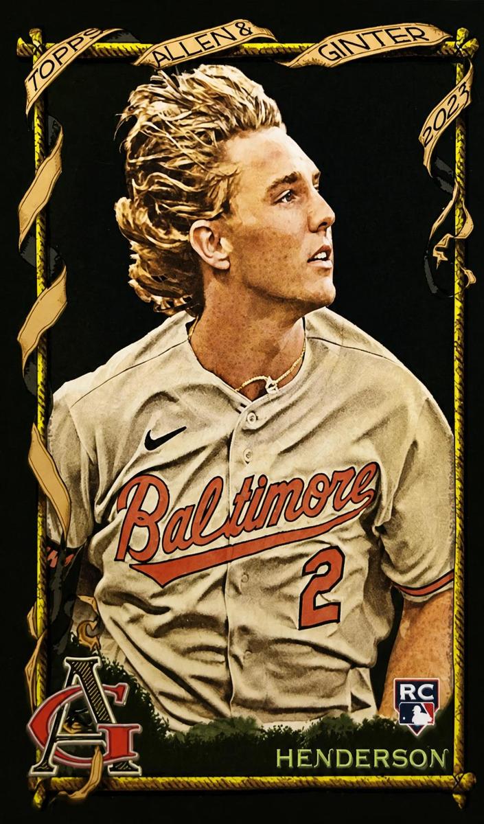 2023 Topps Allen & Ginter X Baseball Gunnar Henderson #377 PSA 10