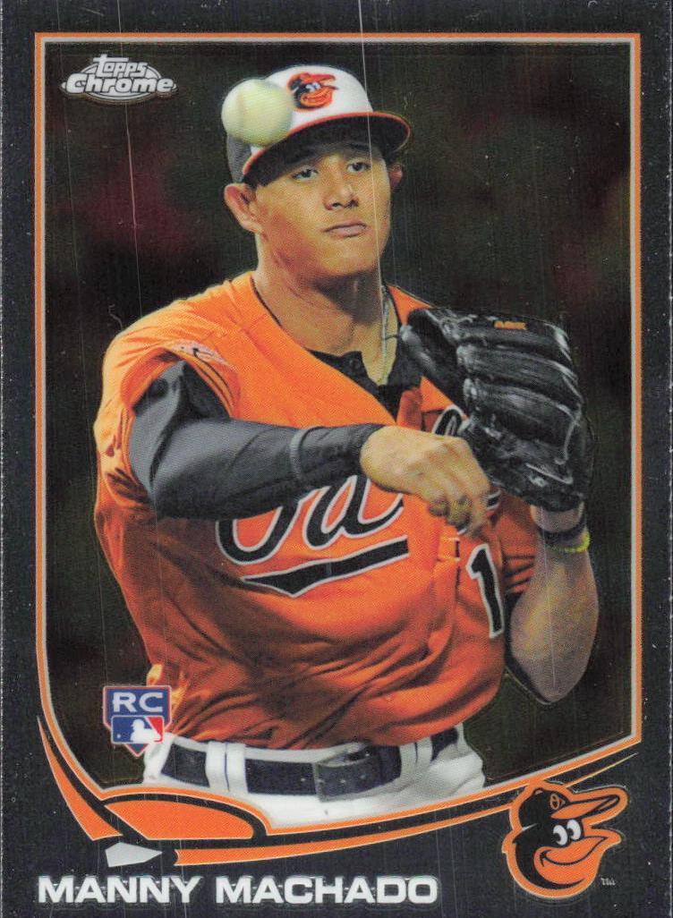 2013 Topps Chrome Baseball Manny Machado #12