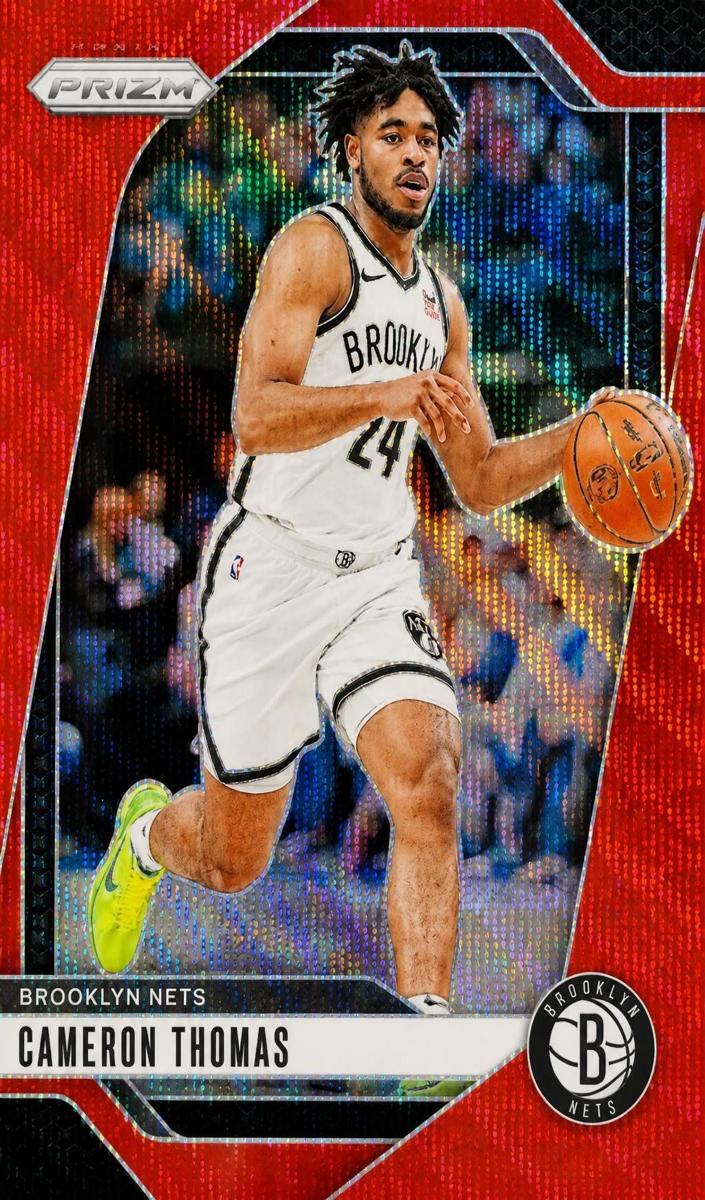 2024 Panini Prizm Basketball Ruby Wave Cameron Thomas #91
