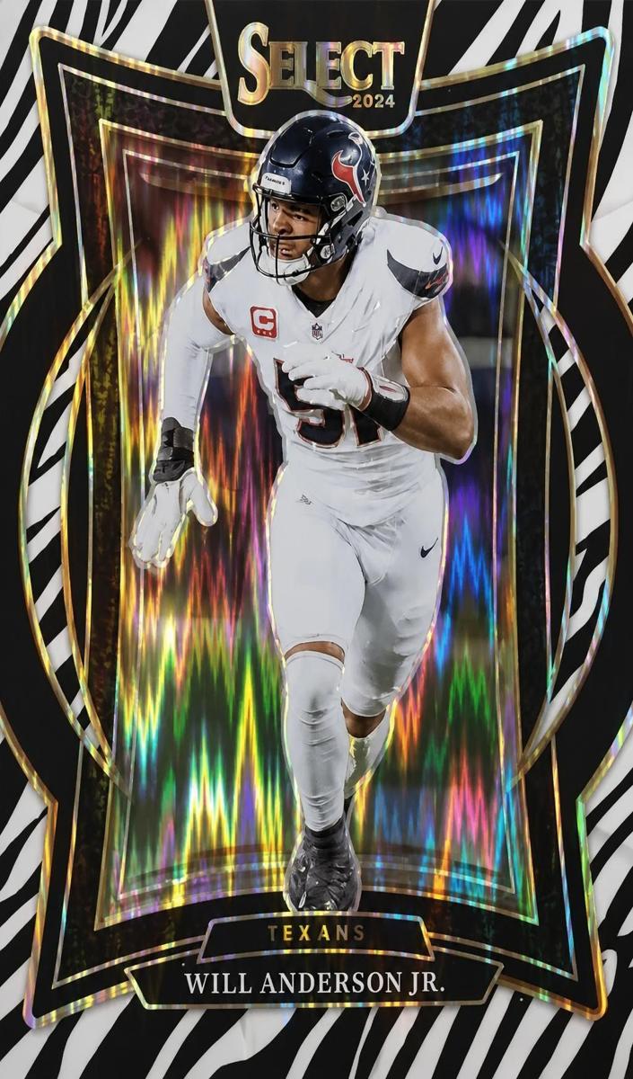 2024 Panini Select Football Zebra Will Anderson Jr. #100