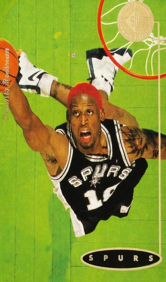 1994 SP Championship Basketball Die-Cut Dennis Rodman #123