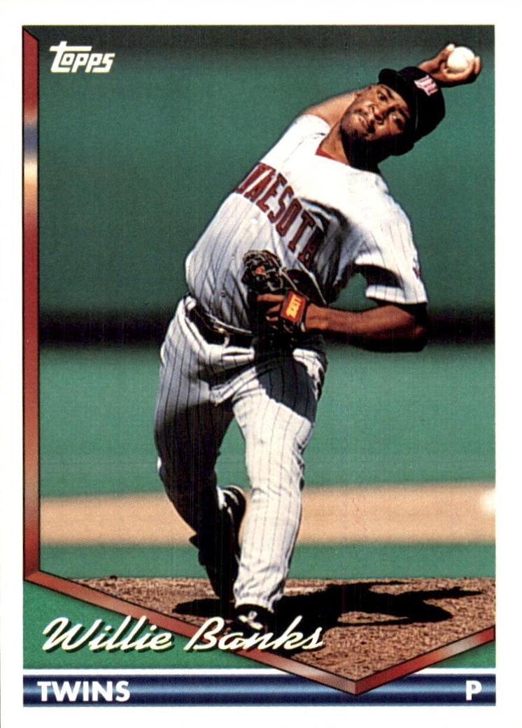 1994 Topps Baseball Spanish Willie Banks #14
