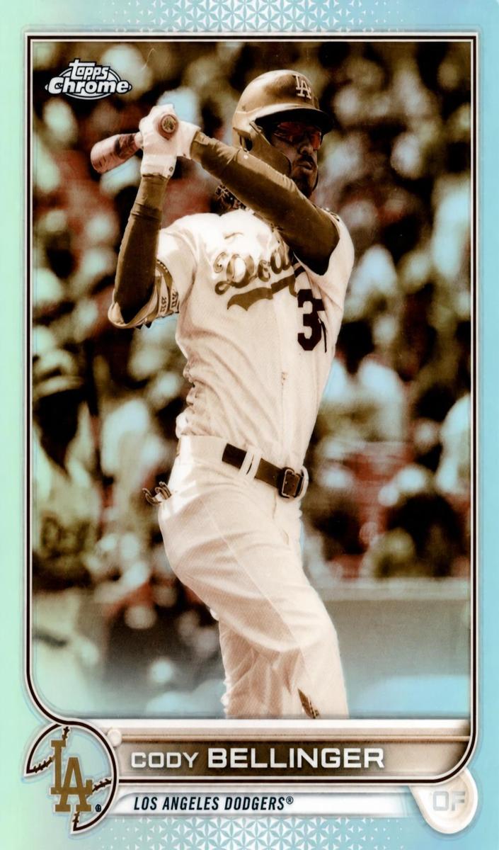 2022 Topps Chrome Baseball Sepia Cody Bellinger #106