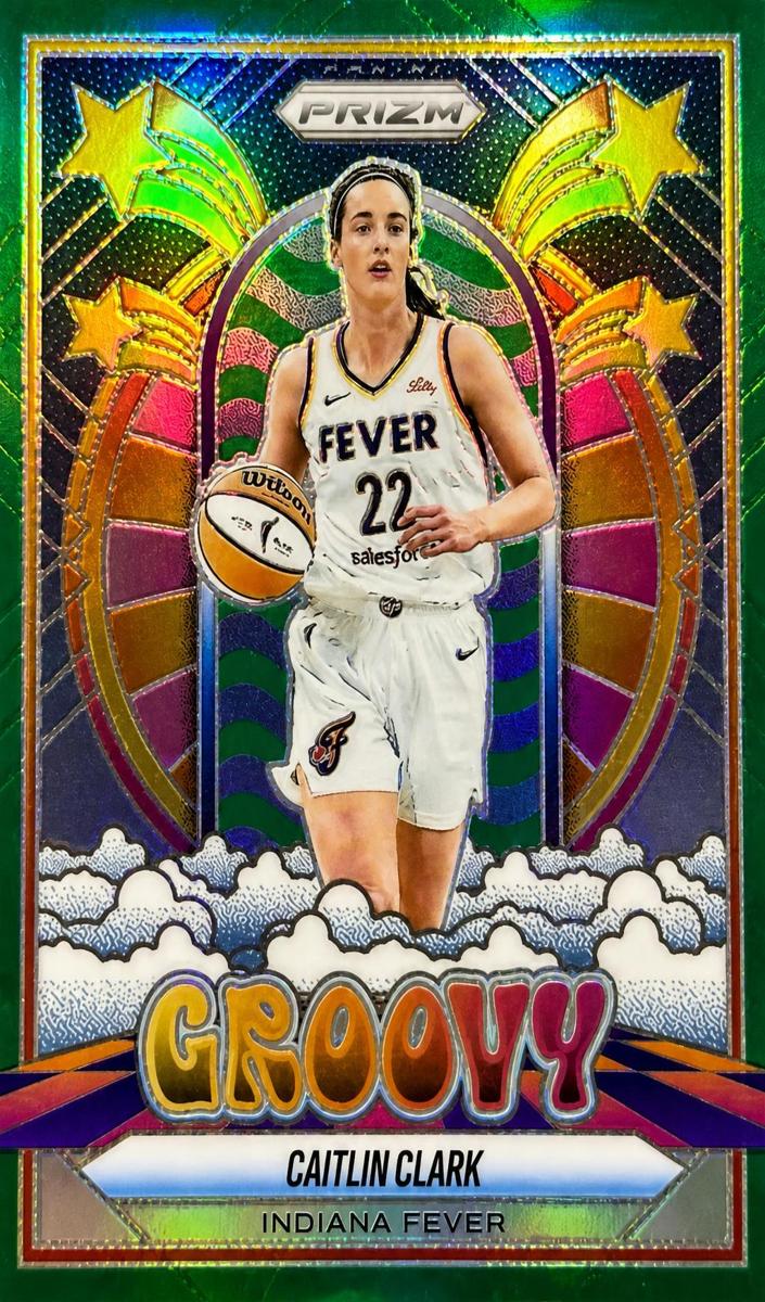 2025 Panini Prizm WNBA Basketball Green Caitlin Clark #10