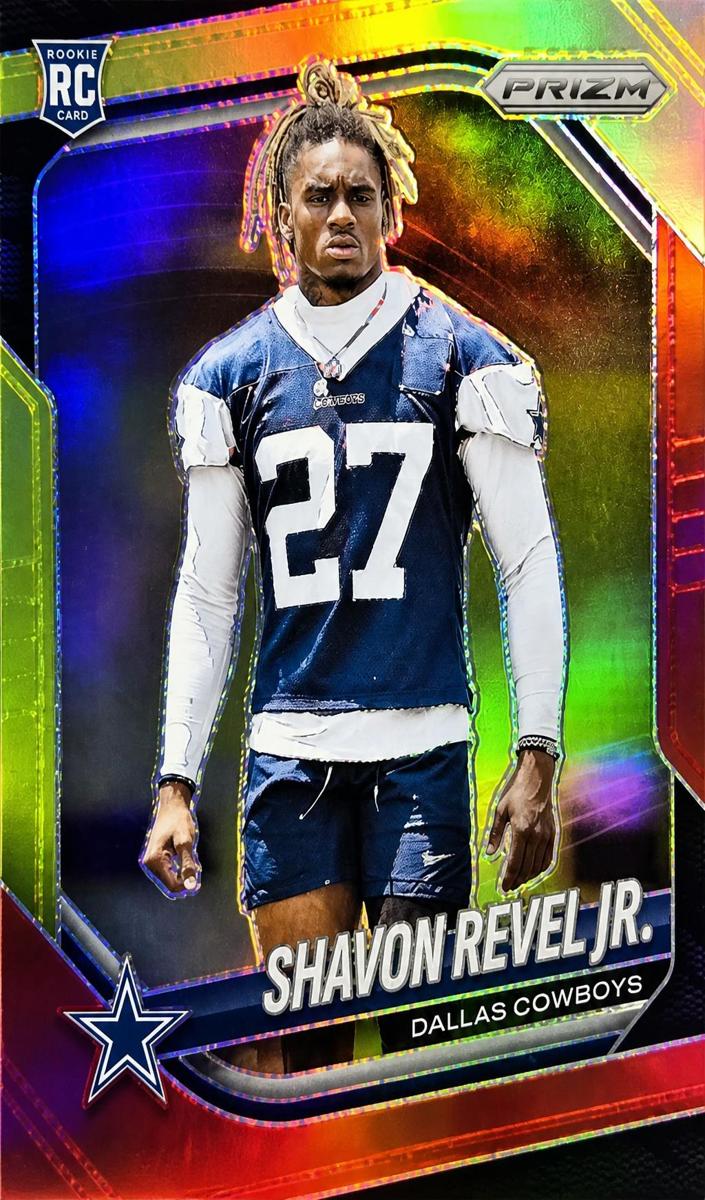 2025 Panini Prizm Football Red and Yellow Shavon Revel Jr. #380