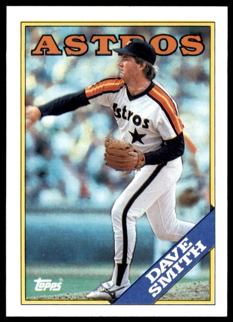 1988 Topps Baseball Dave Smith #520 PSA 9