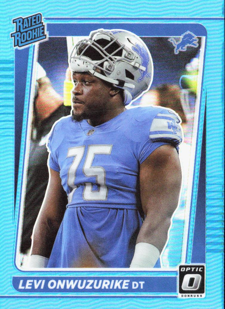 2021 Donruss Optic Football Aqua Levi Onwuzurike #270