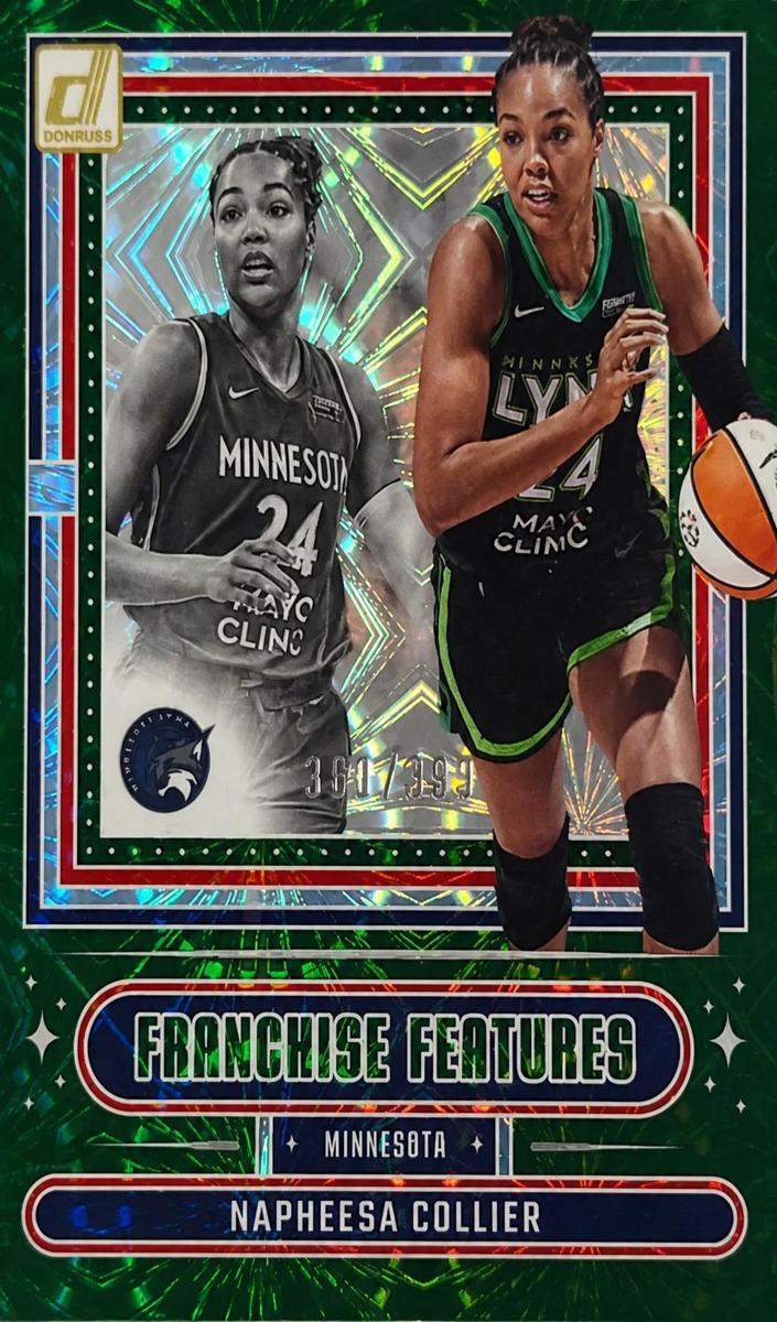 2025 Panini Donruss WNBA Basketball Green Fireworks Napheesa Collier #1
