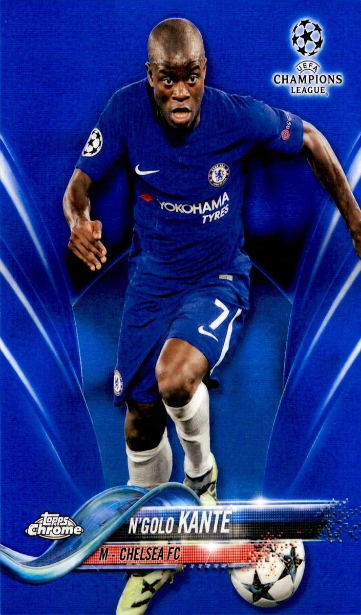 2017 Topps Chrome UEFA Champions League Soccer Blue N'Golo Kante #76 PSA 10