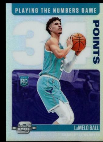 2020 Panini Contenders Optic Basketball LaMelo Ball #18 PSA 9