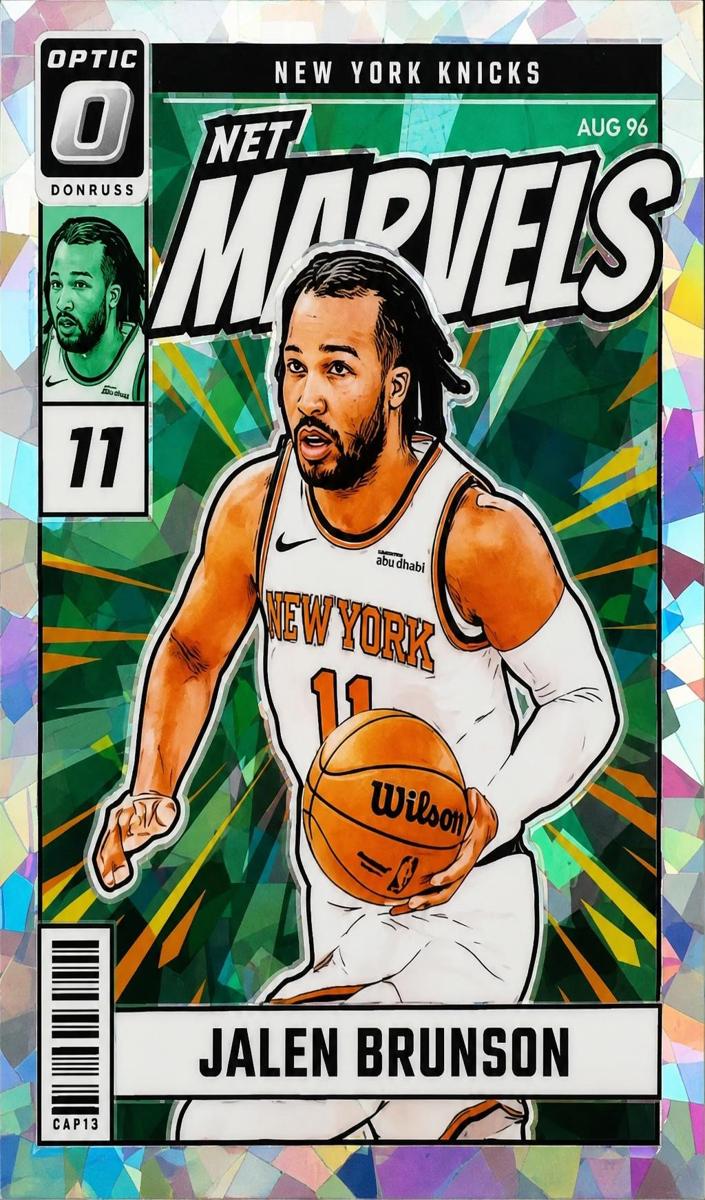 2024 Donruss Optic Basketball Cracked Ice Jalen Brunson #22