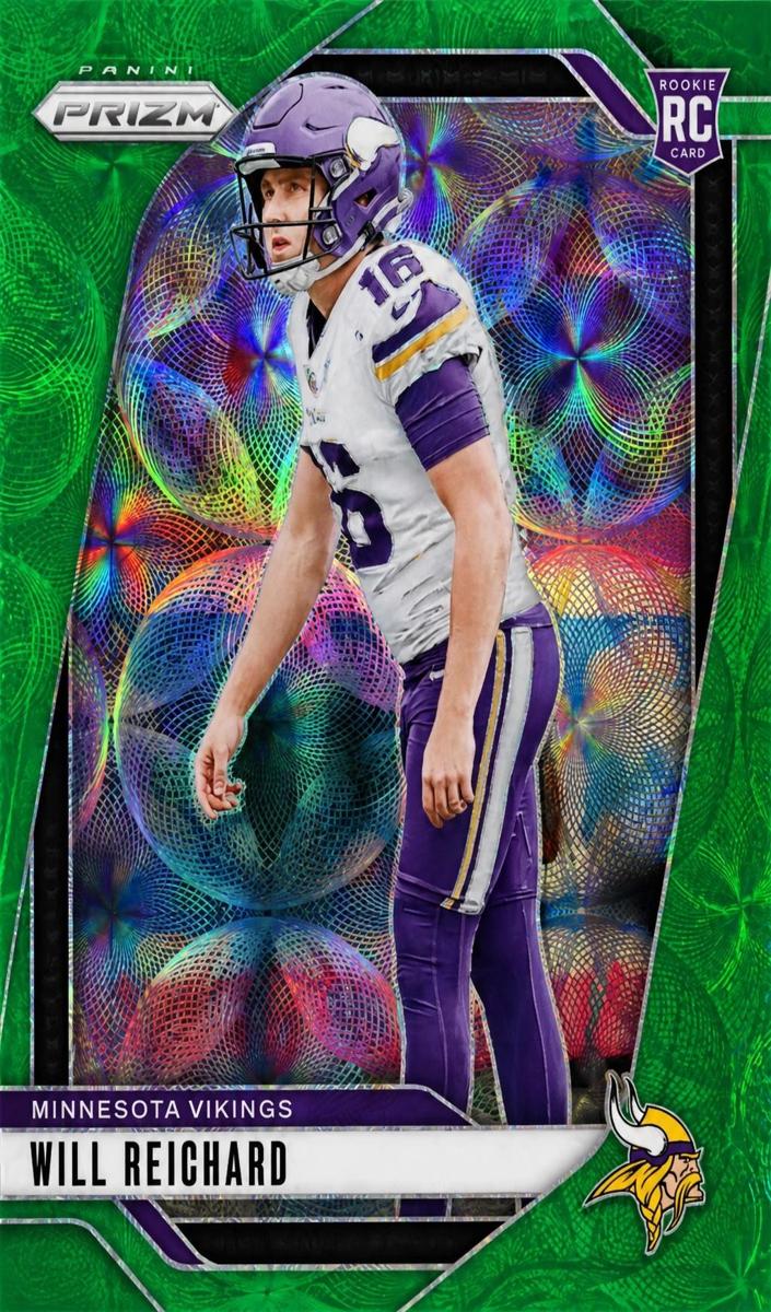 2024 Panini Prizm Football Green Scope Will Reichard #396