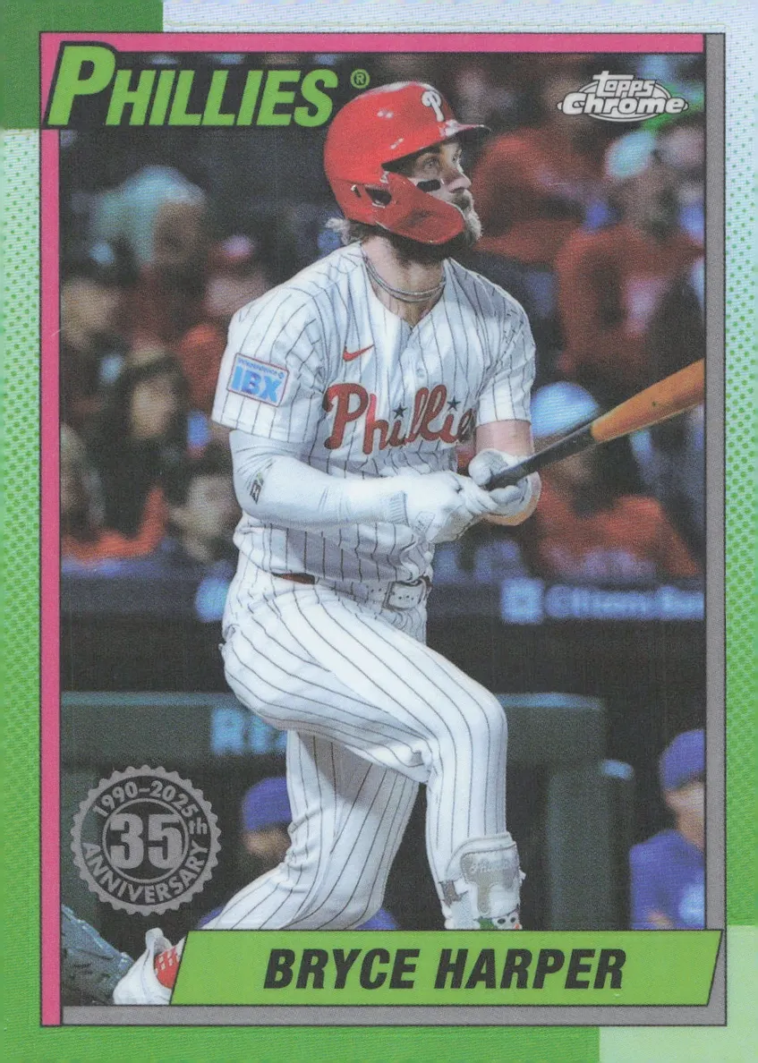2025 Topps Chrome Baseball Bryce Harper #90CB-12