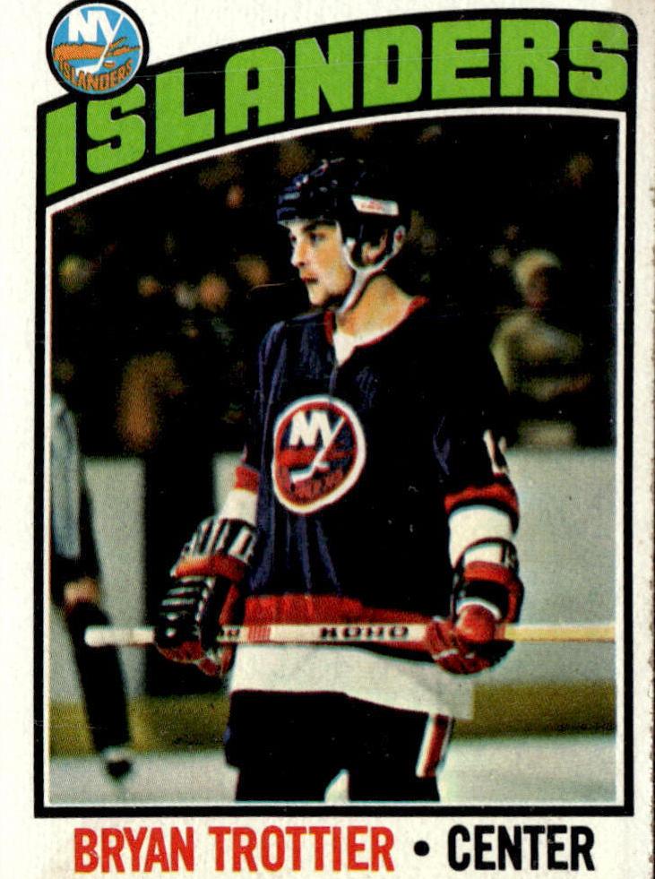 1976 Topps Hockey Bryan Trottier #115