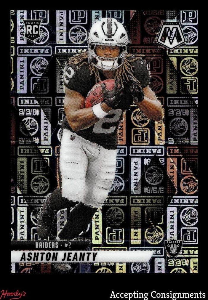 2025 Panini Mosaic Football Silver Knight Ashton Jeanty #345