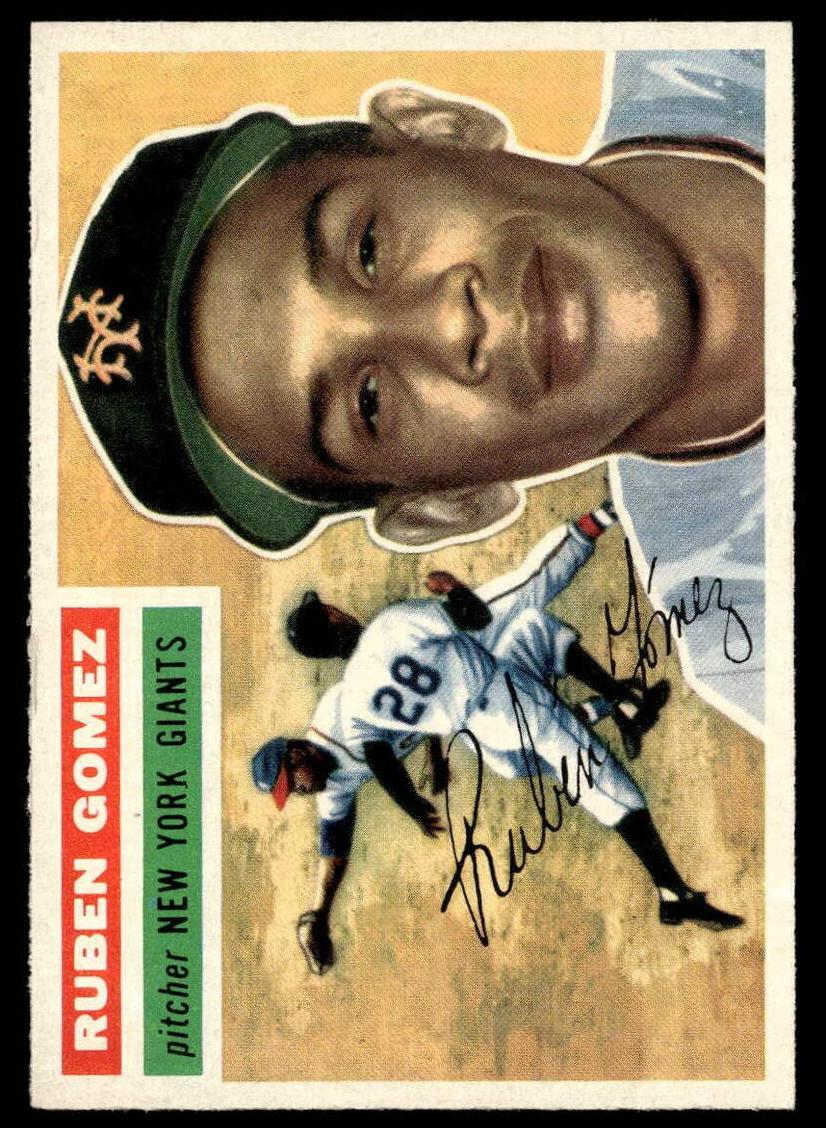 1956 Topps Baseball Ruben Gomez #9