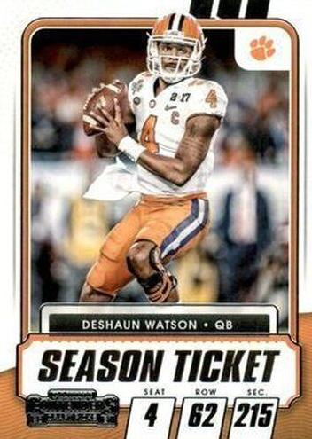 2021 Panini Contenders Draft Picks Football Deshaun Watson #2