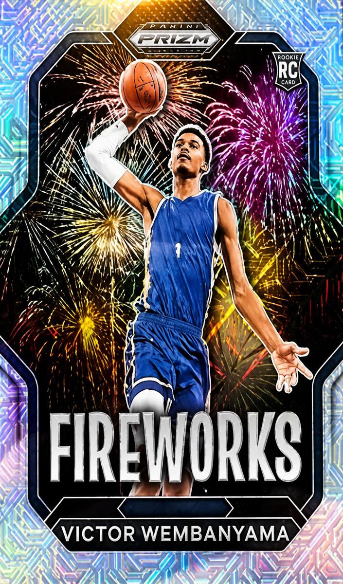 2023 Panini Prizm Draft Picks Basketball Mojo Victor Wembanyama #1 PSA 9