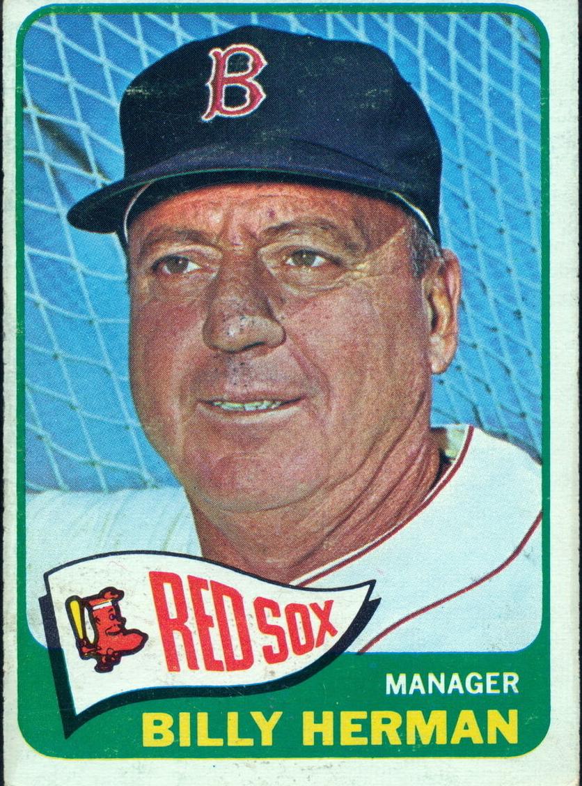 1965 Topps Baseball Billy Herman #251 PSA 8